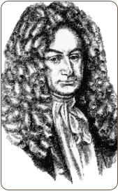 Historisches Portr�t von Gottfried Wilhem Leibniz